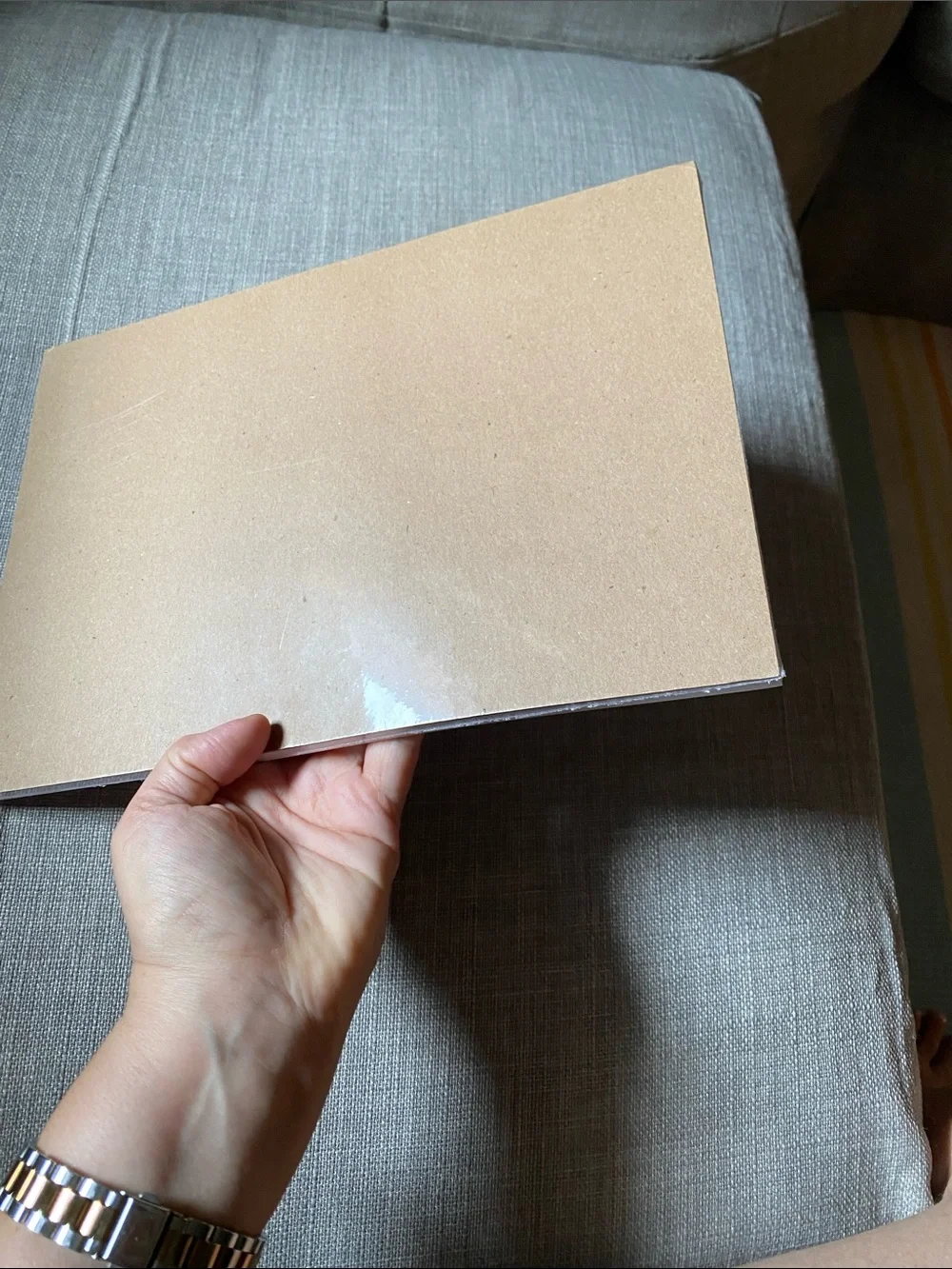Ink+Volt Weekly Desk Pad Planner in White with Gold Header